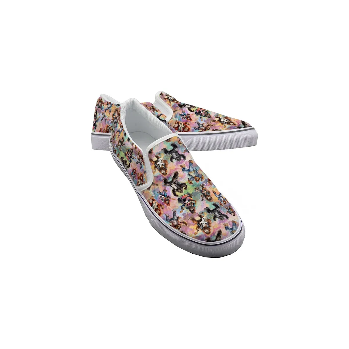 Sasquatch Bigfoot, Women's Slip On Sneakers