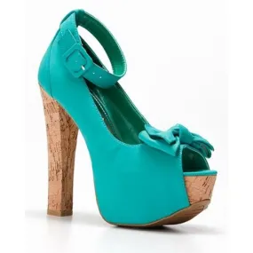 Seanub Peep Toe Heels