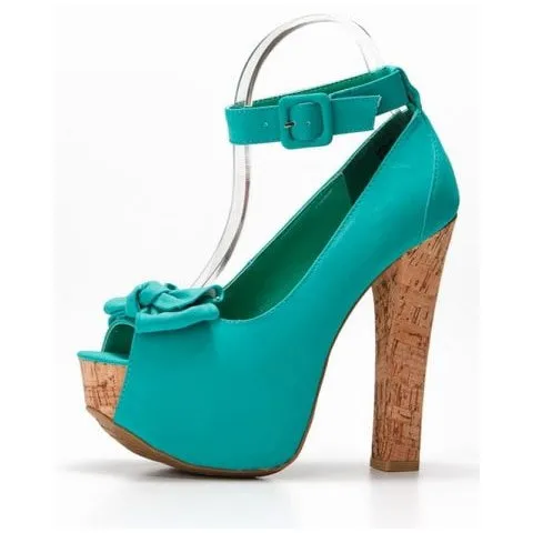 Seanub Peep Toe Heels