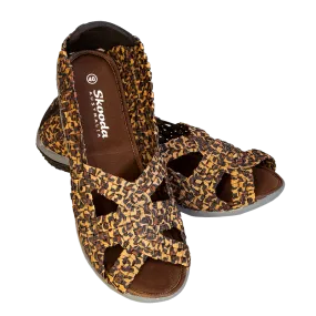 Skooda Ladies Leopard leisure and water sandals