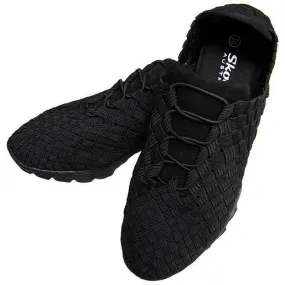 Skooda Shoes Ladies and Men's Black Sporty