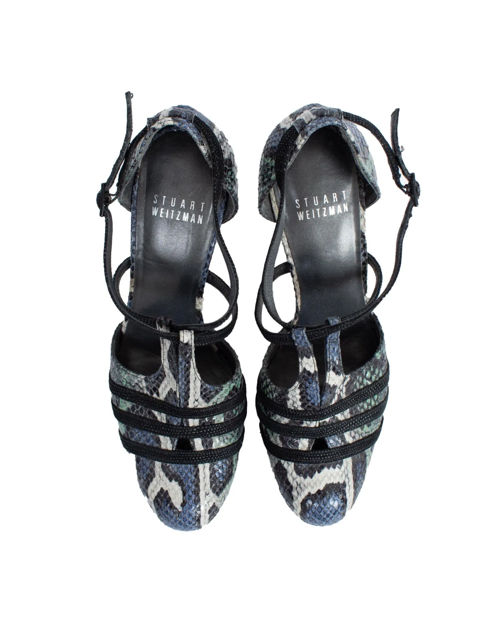 Snake Print High Heels
