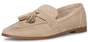 Steve Madden Colorado Tan Squared Toe Slip On Tassel Loafer Dress Flats Shoes