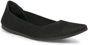 Steve Madden Rosy Pointy Toe Slip-On Flats Black Fitted Flats