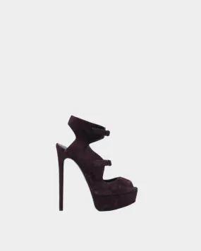 Suede Platform Sandals