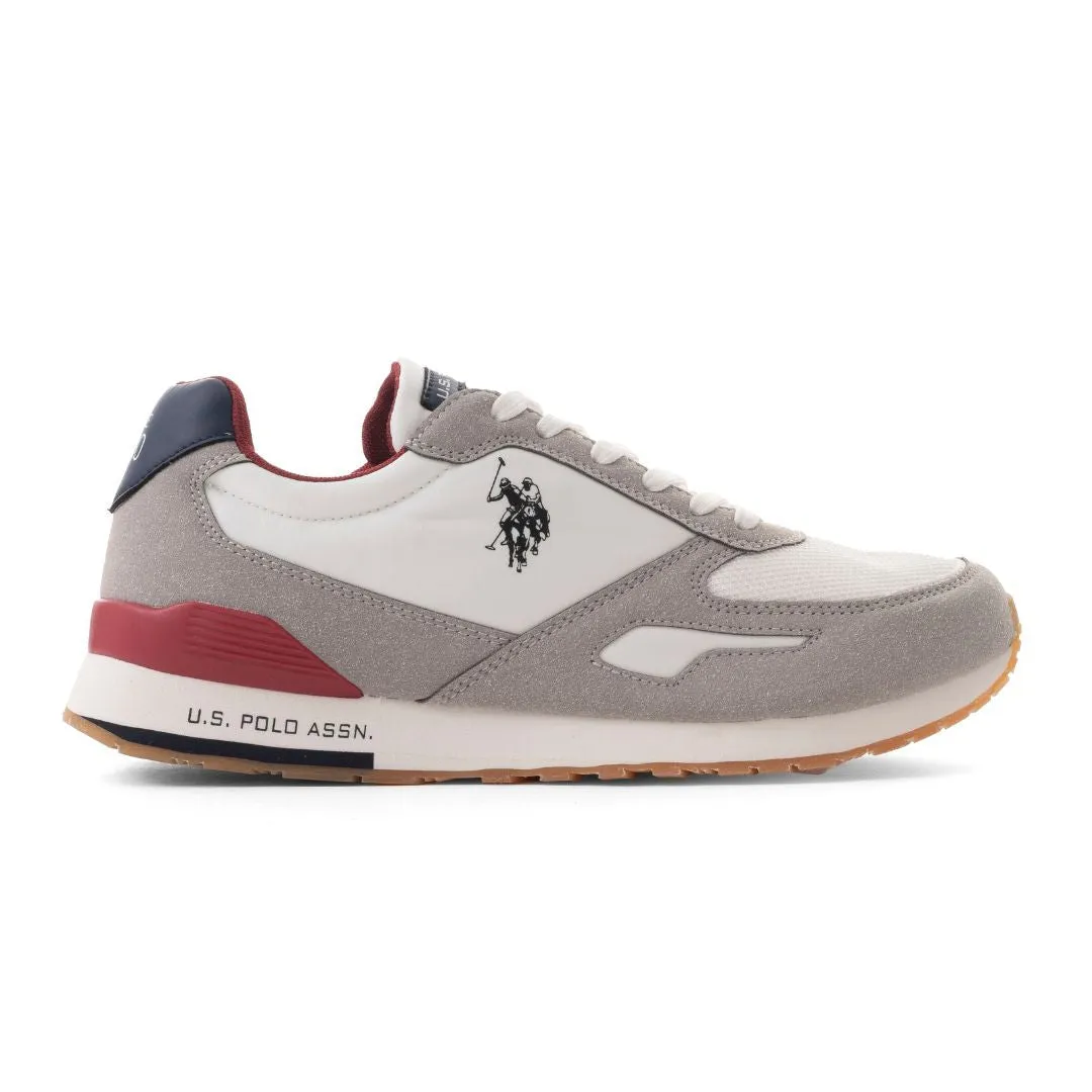 U.S. POLO ASSN. TABRY 006S-WHTRED