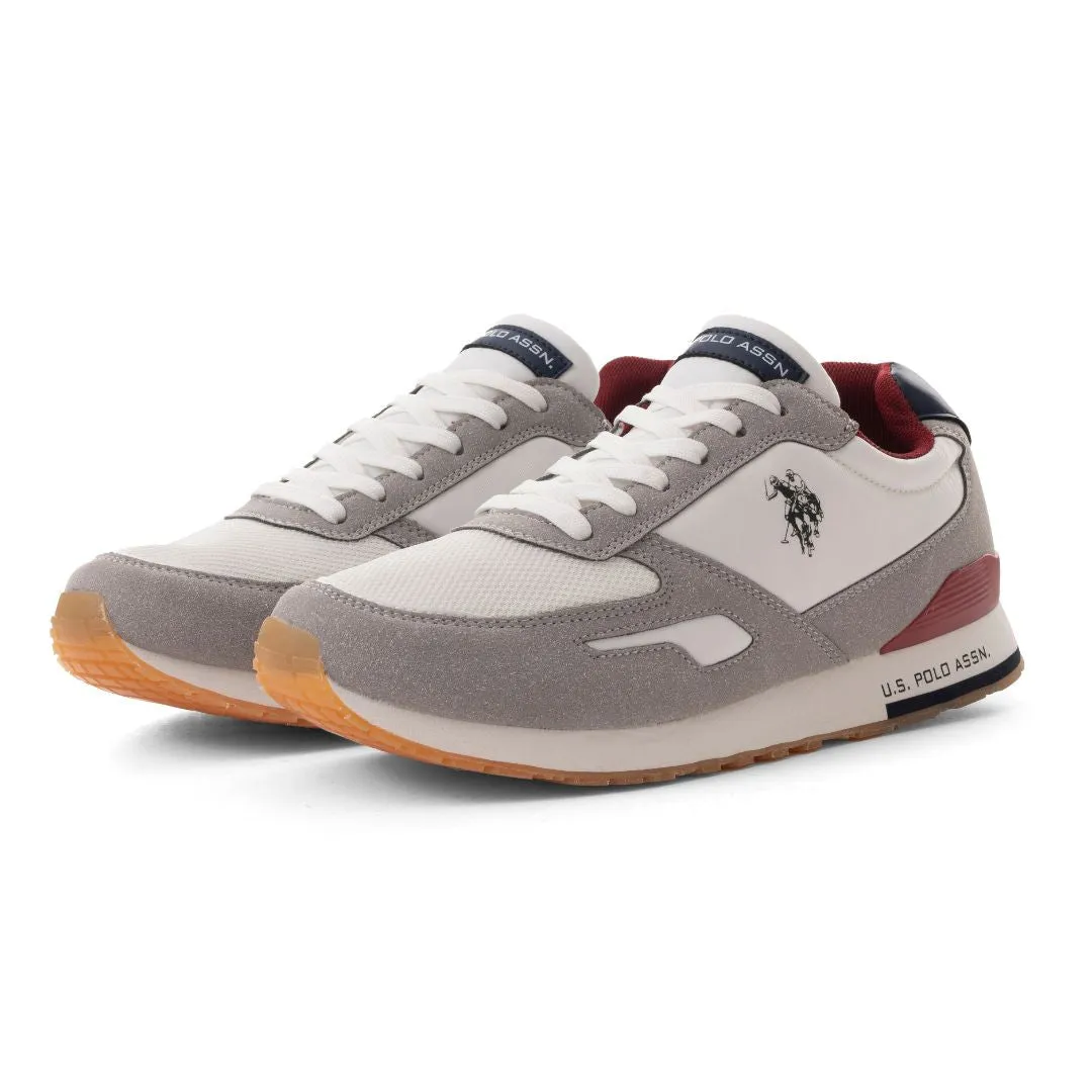 U.S. POLO ASSN. TABRY 006S-WHTRED