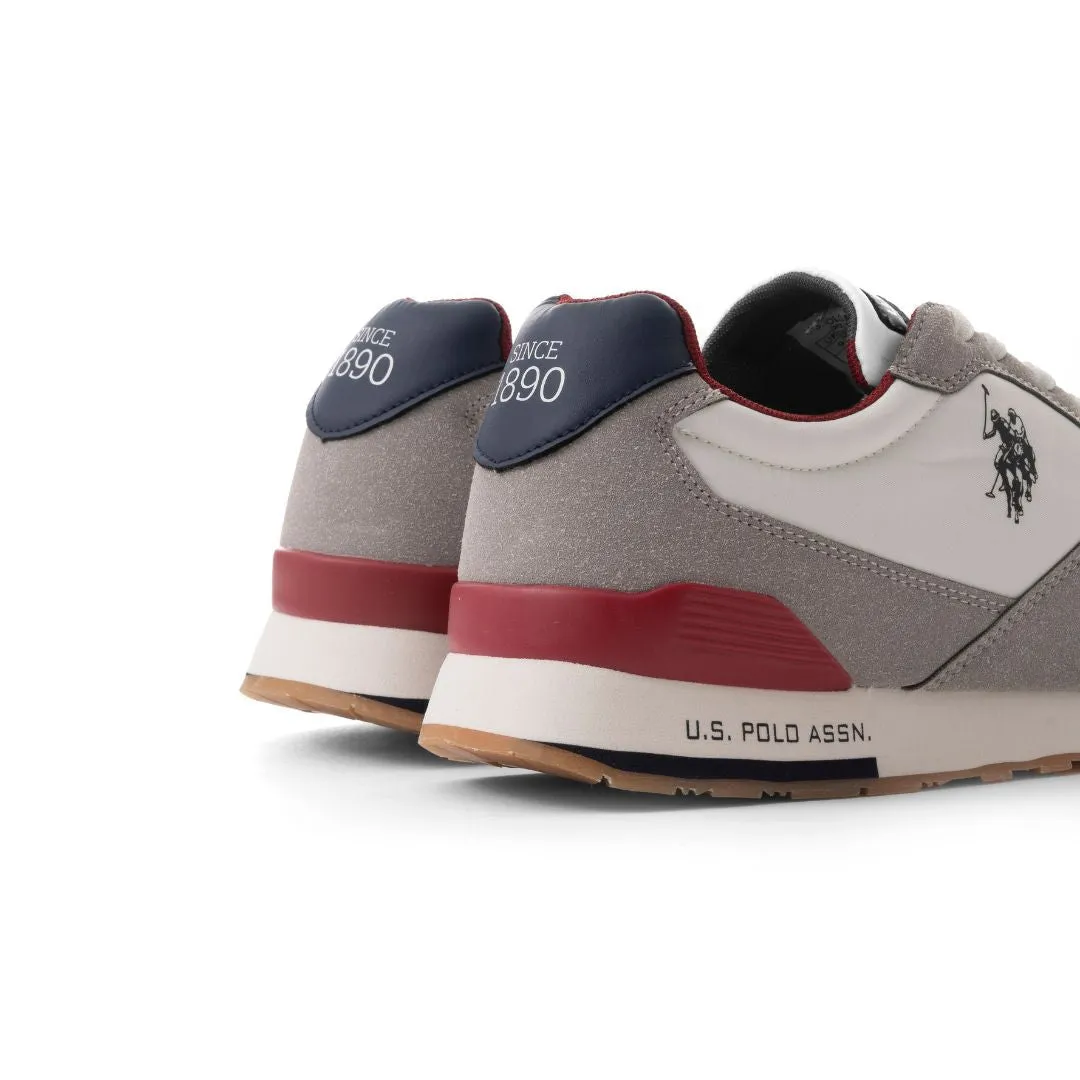 U.S. POLO ASSN. TABRY 006S-WHTRED