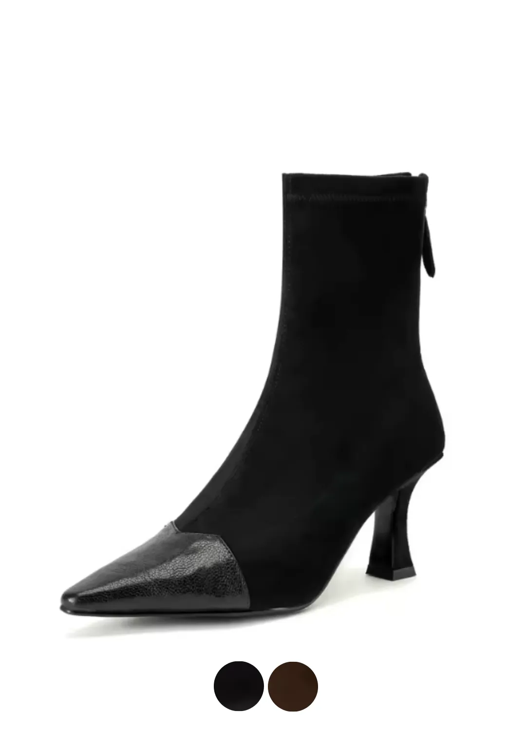 USS Shoes Suyin  Women's Pointed Toe Stretch Ankle Boots