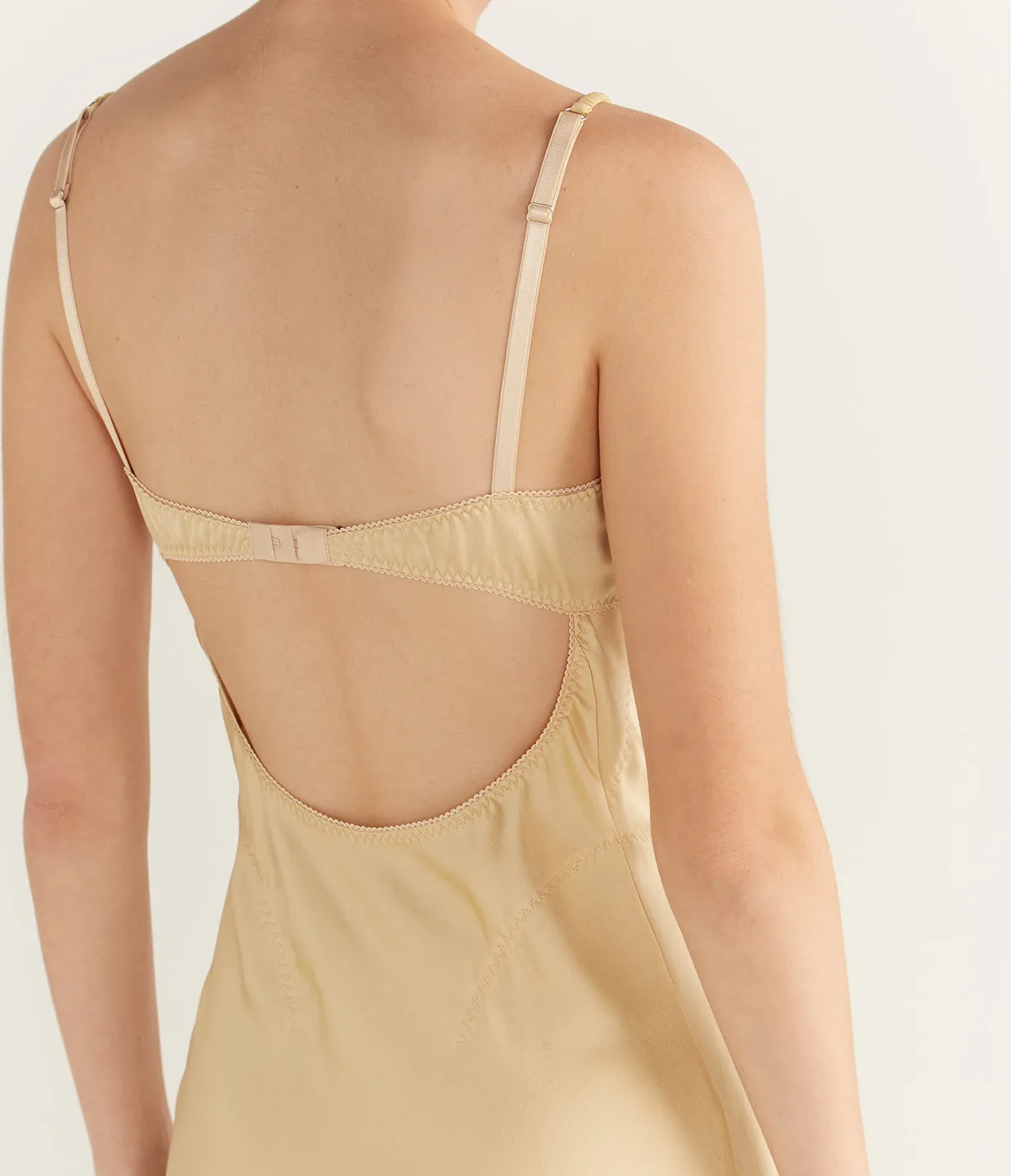 Waterlily Midi Dress in Golden